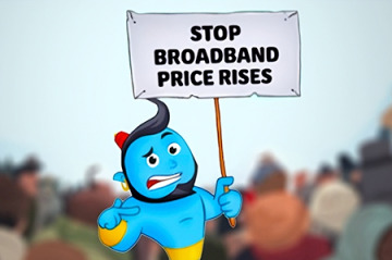 Stop broadband price rises campaign