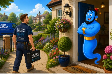 How easy is it to install full fibre broadband?