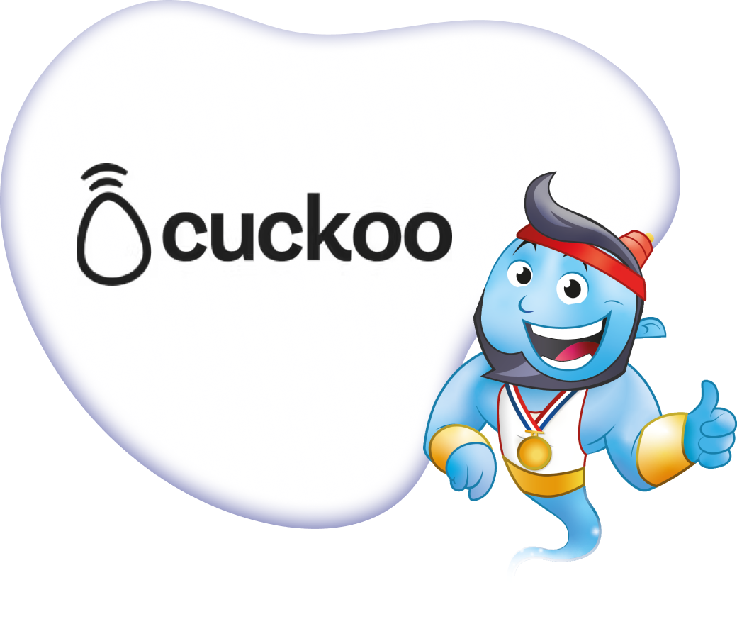 Cuckoo logo with Genie